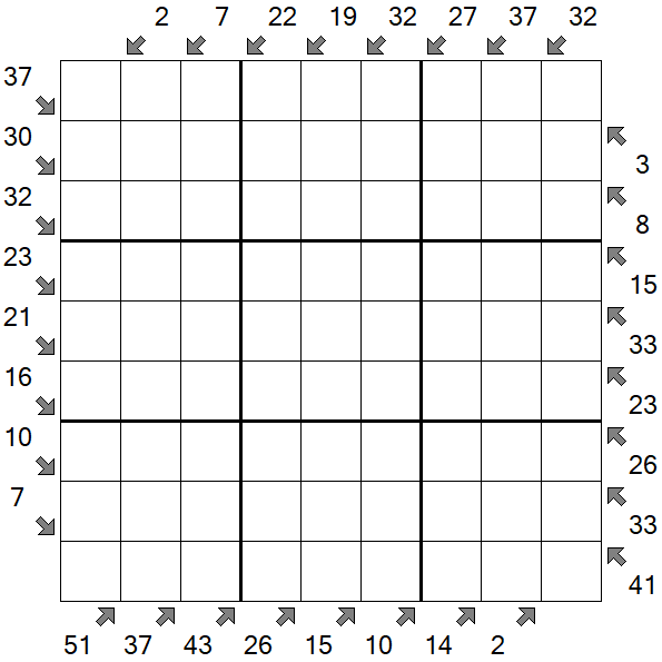 Little Killer Sudoku - Hard