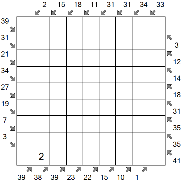 Little Killer Sudoku - Hard