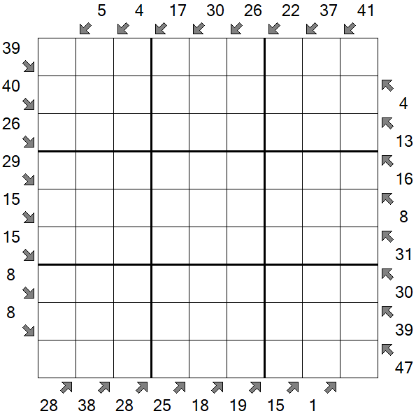Little Killer Sudoku - Difficile