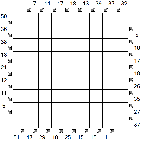 Little Killer Sudoku - Hard