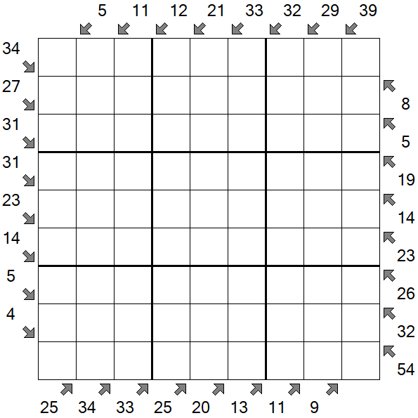 Little Killer Sudoku - Hard
