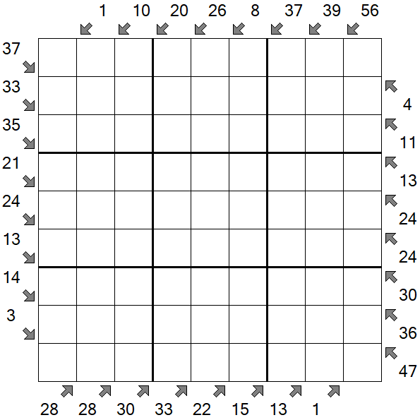 Little Killer Sudoku - Hard