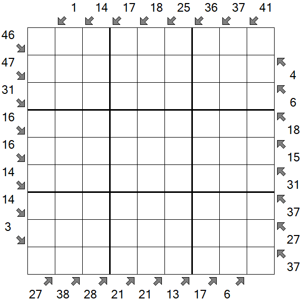 Little Killer Sudoku - Hard