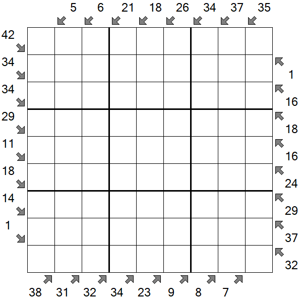Little Killer Sudoku - Difícil