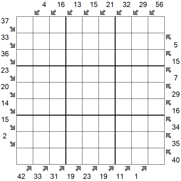 Little Killer Sudoku - Difícil