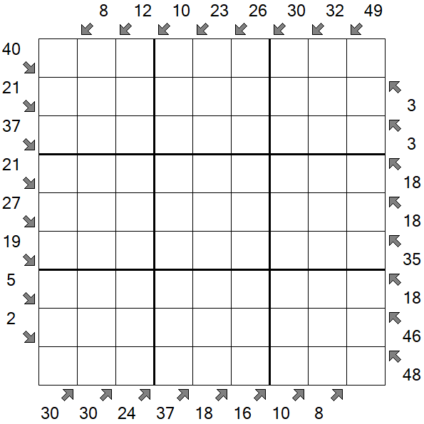 Little Killer Sudoku - Difícil
