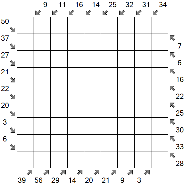 Little Killer Sudoku - Hard