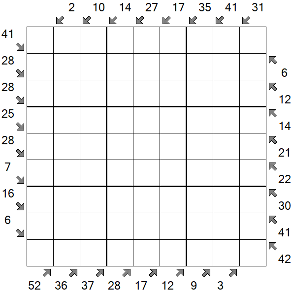 Little Killer Sudoku - Hard