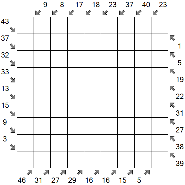 Little Killer Sudoku - Hard