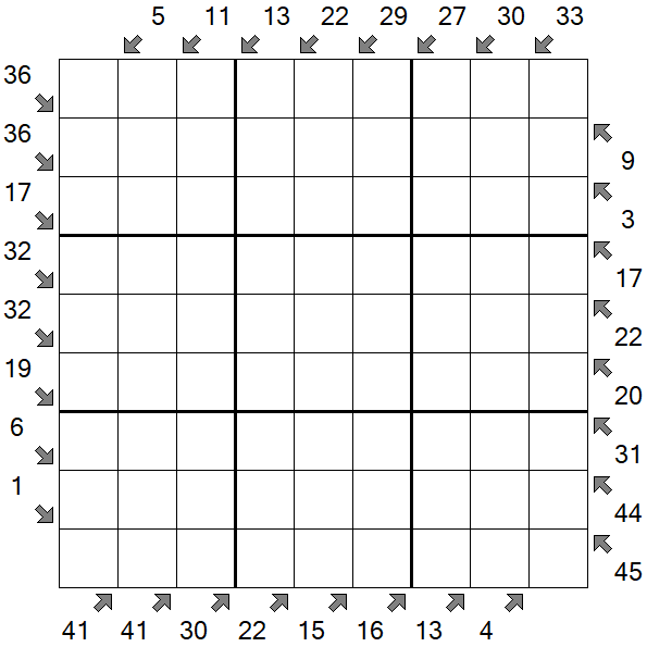 Little Killer Sudoku - Hard
