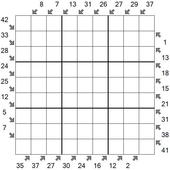 Little Killer Sudoku - Hard