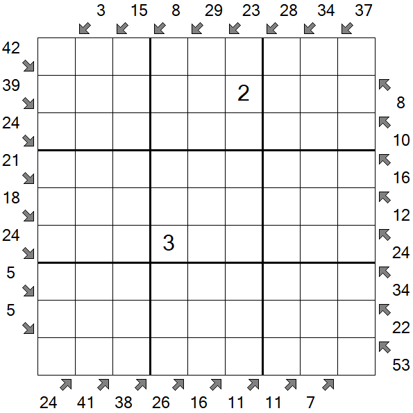 Little Killer Sudoku - Hard