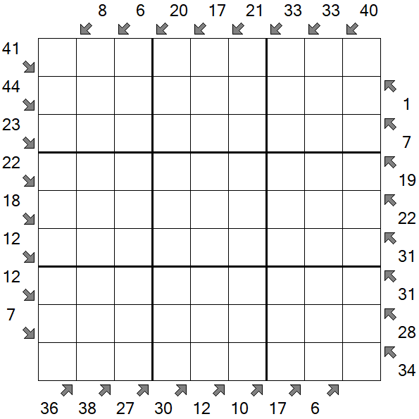 Little Killer Sudoku - Hard