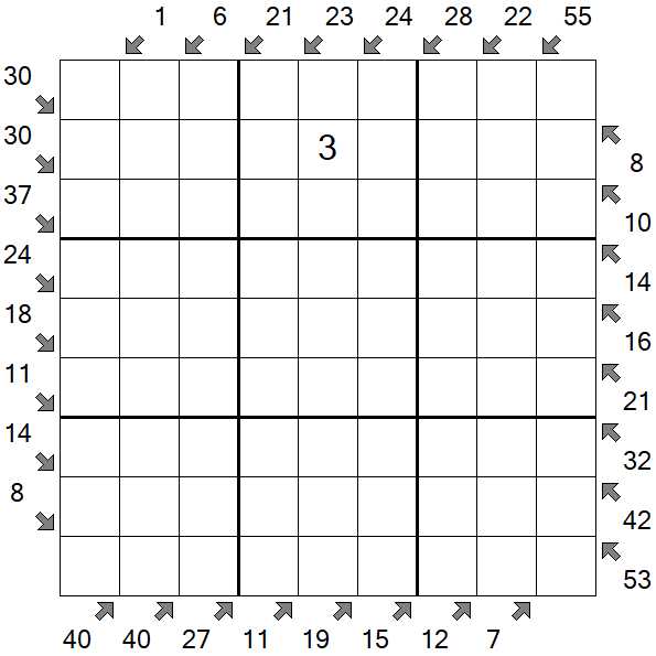 Little Killer Sudoku - Hard