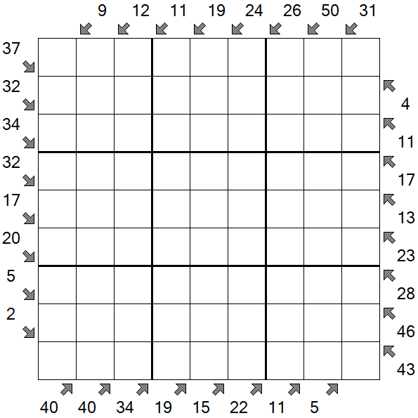 Little Killer Sudoku - Hard