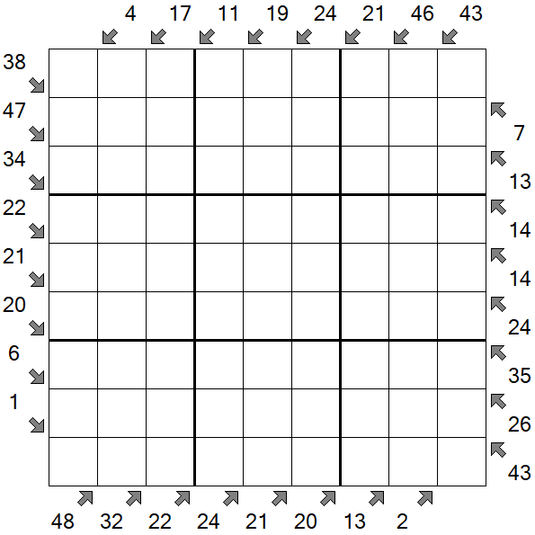 Little Killer Sudoku - Hard