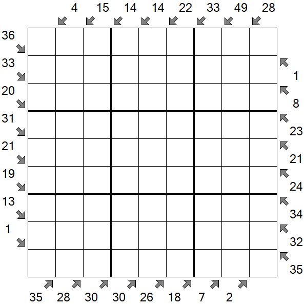 Little Killer Sudoku - Hard