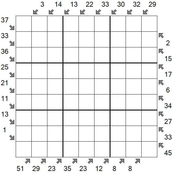 Little Killer Sudoku - Hard