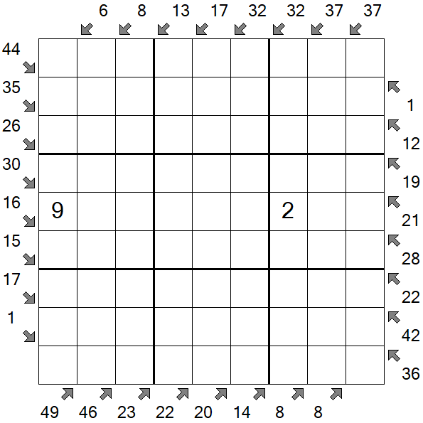 Little Killer Sudoku - Hard