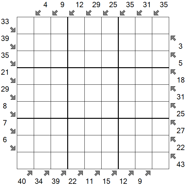 Little Killer Sudoku - Hard