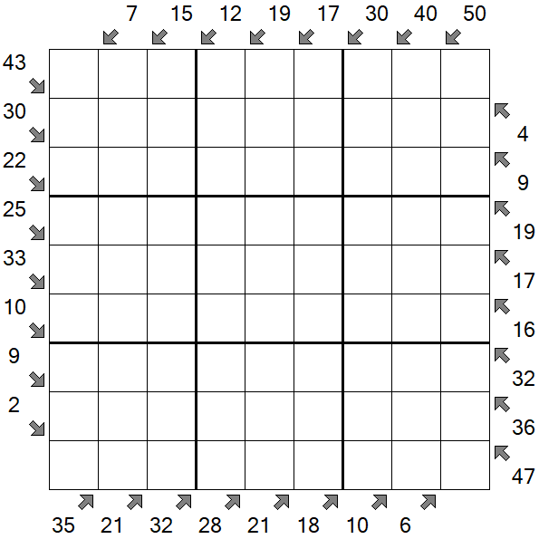 Little Killer Sudoku - Hard