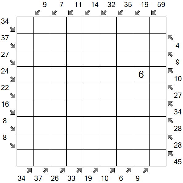 Little Killer Sudoku - Hard
