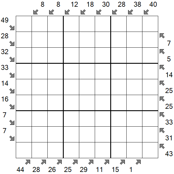 Little Killer Sudoku - Hard