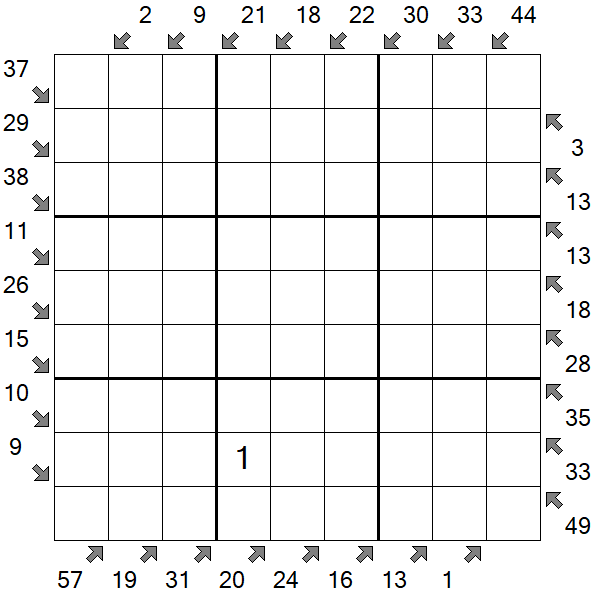 Little Killer Sudoku - Hard