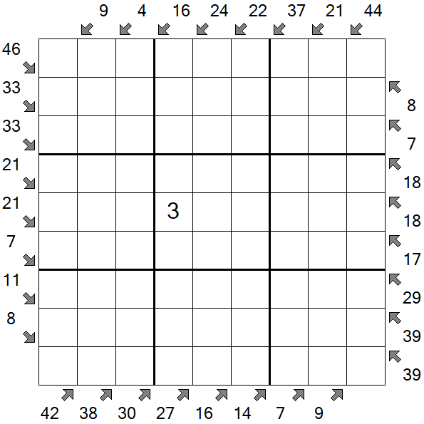 Little Killer Sudoku - Hard