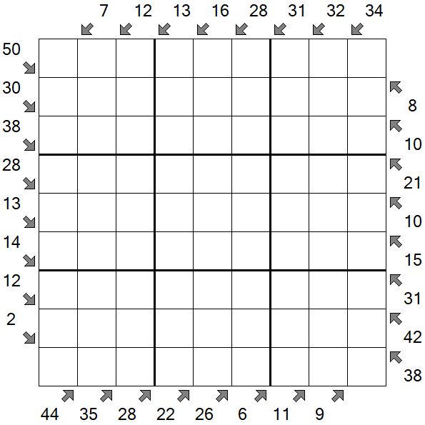 Little Killer Sudoku - Hard