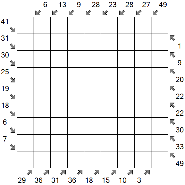 Little Killer Sudoku - Hard