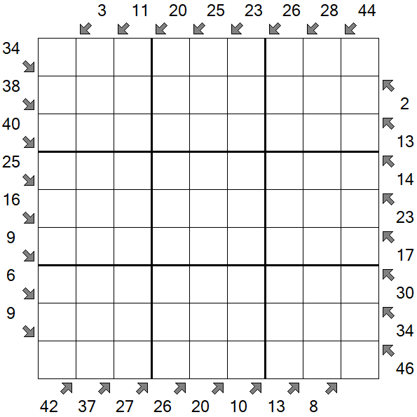Little Killer Sudoku - Hard