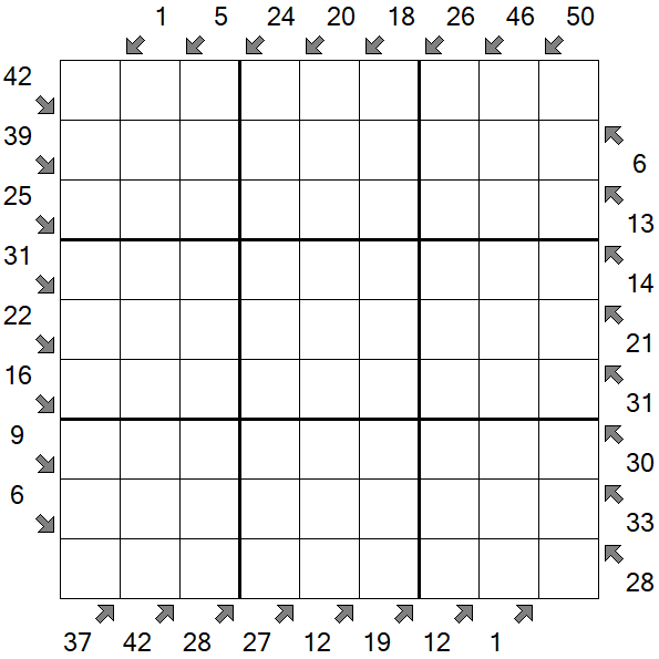 Little Killer Sudoku - Hard