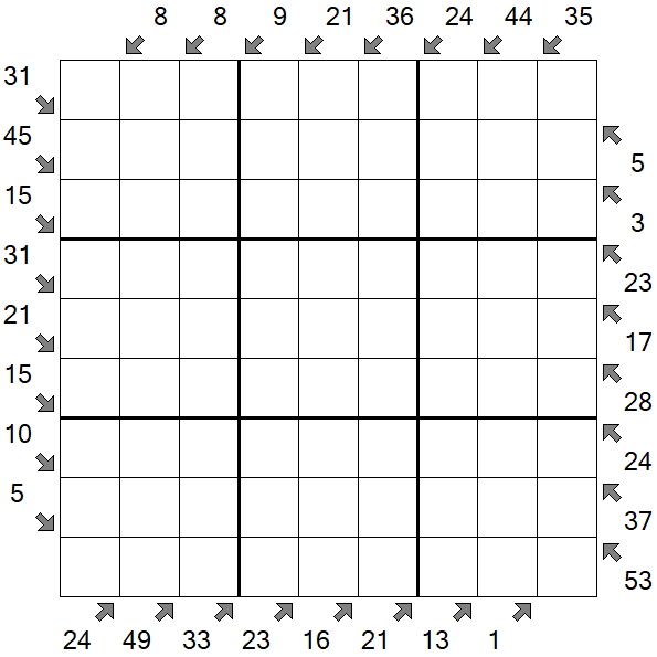 Little Killer Sudoku - Hard