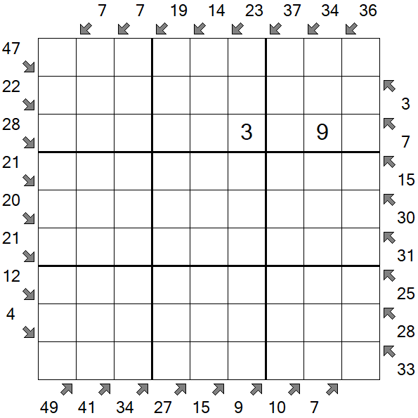 Little Killer Sudoku - Hard
