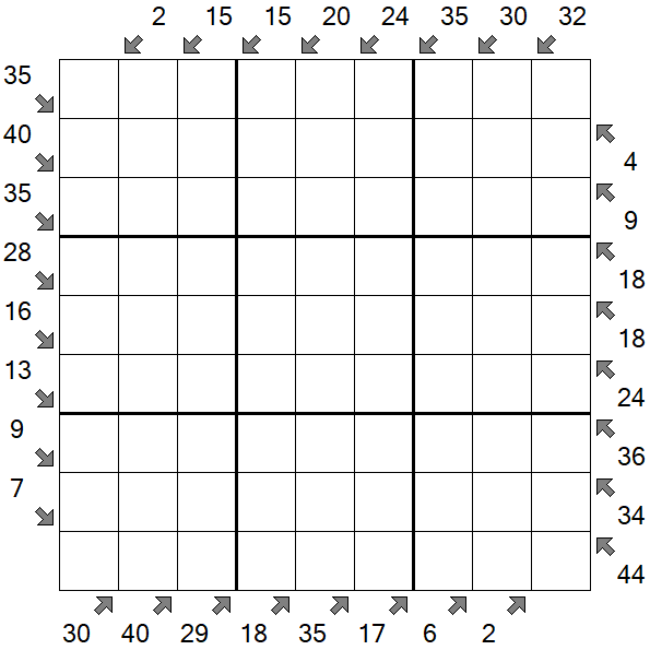 Little Killer Sudoku - Difícil