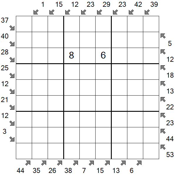 Little Killer Sudoku - Hard