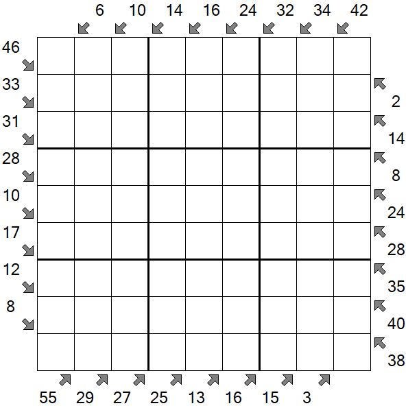 Little Killer Sudoku - Hard