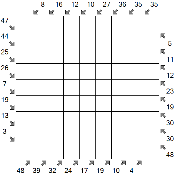 Little Killer Sudoku - Hard