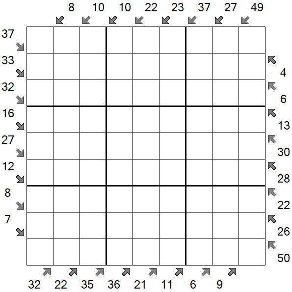 Little Killer Sudoku - Hard