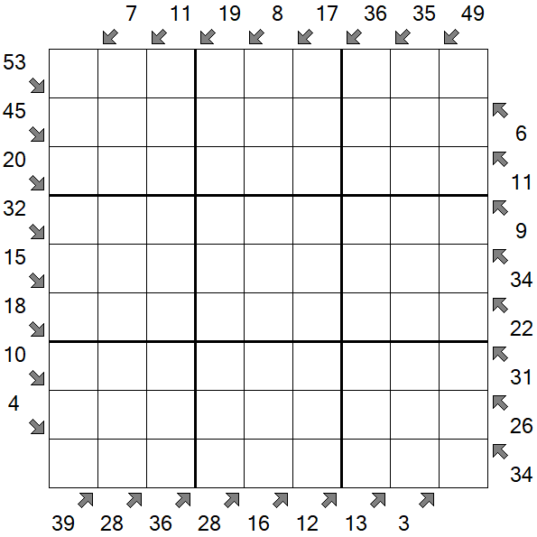 Little Killer Sudoku - Hard
