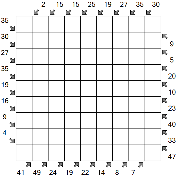 Little Killer Sudoku - Hard