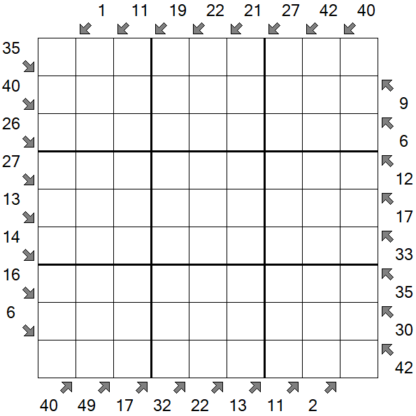Little Killer Sudoku - Hard