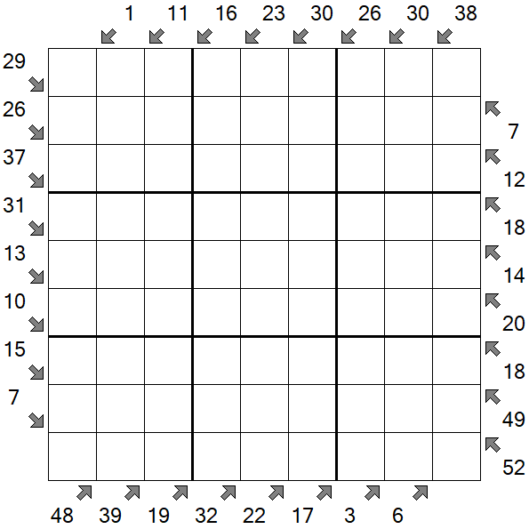 Little Killer Sudoku - Hard