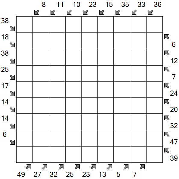 Little Killer Sudoku - Hard