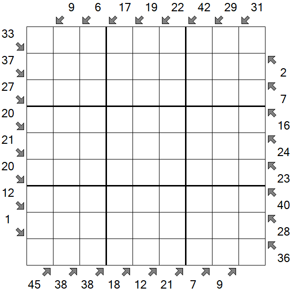 Little Killer Sudoku - Hard
