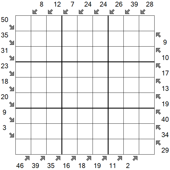 Little Killer Sudoku - Hard