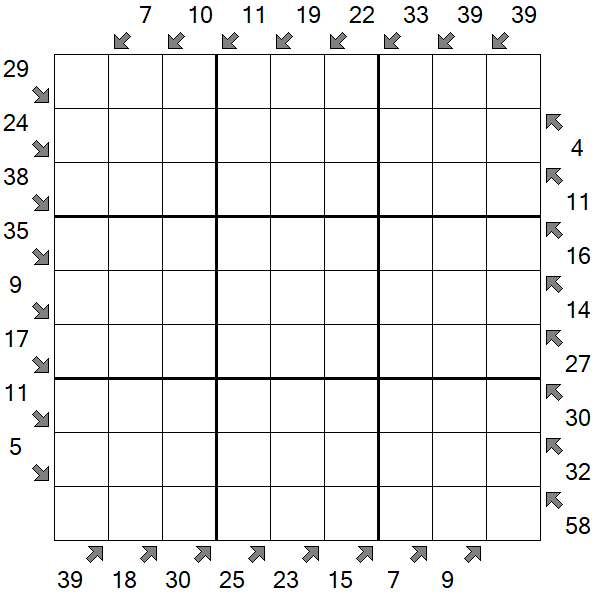 Little Killer Sudoku - Hard