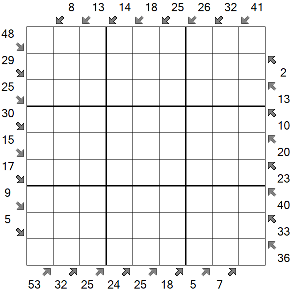 Little Killer Sudoku - Hard