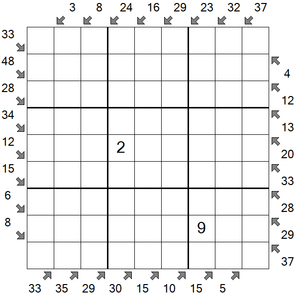 Little Killer Sudoku - Hard